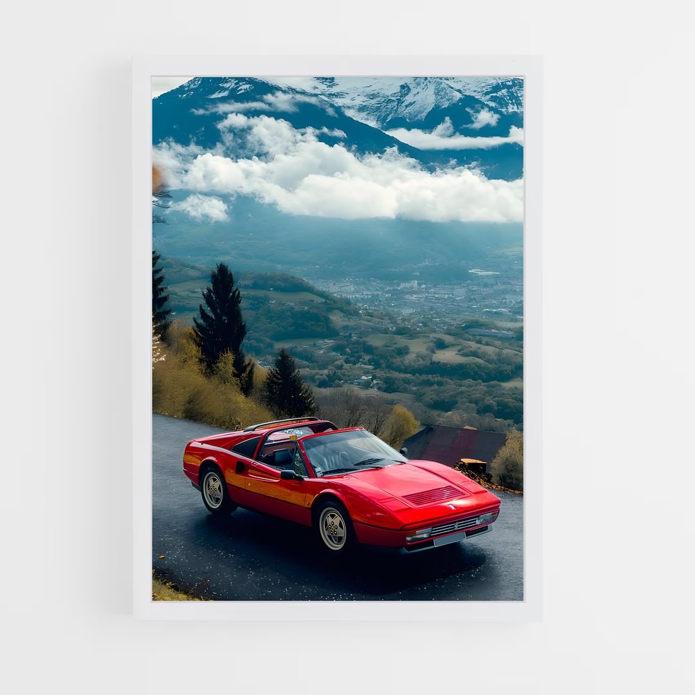 Poster gts passion environnants – affiche Ferrari (vue 3)